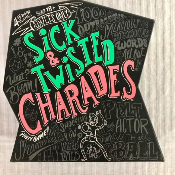 Sick & Twisted Charades Complete Adult Party Game - Picture 7 of 9